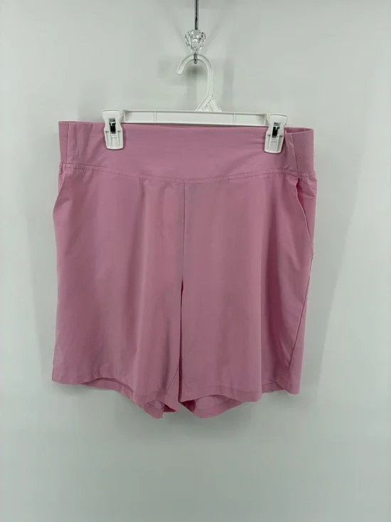 Women's Pink Performance Shorts Yoga Feminine Sporty Spring Athleisure - Picture 2 of 10
